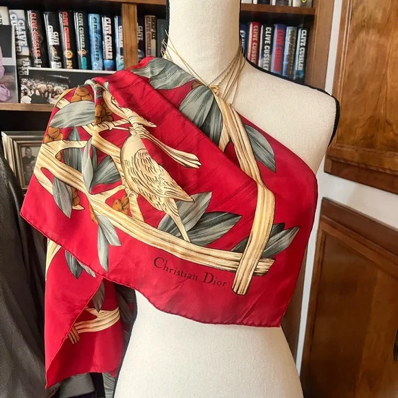 Christian Dior Vintage Silk Scarf - Picture 3 of 7
